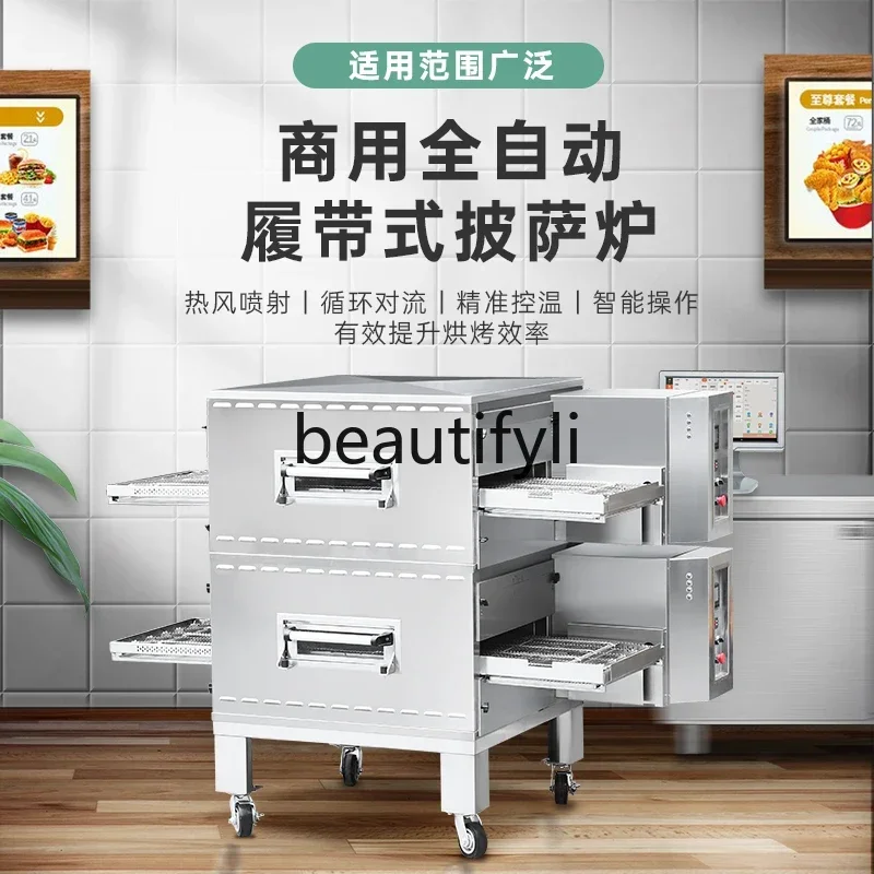 AB02  New Pizza Oven Commercial Burger Hot Air Circulation Oven Electric Fully Automatic Oven