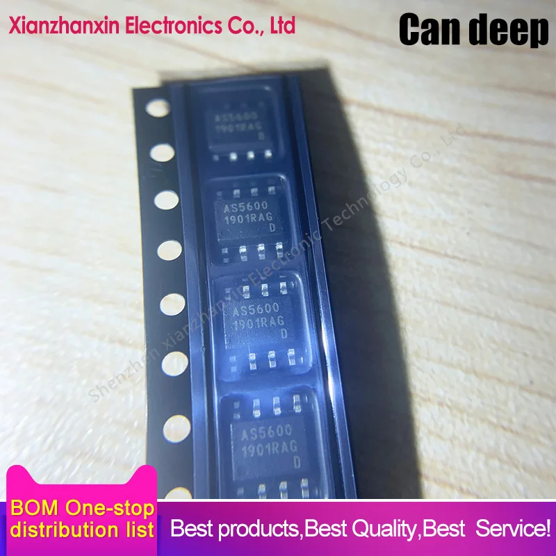 5PCS/LOT AS5600-ASOM AS5600-ASOT AS5600 SOP-8 Magnetic encoder chip
