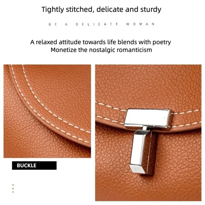 حقيبة كتف نسائية جديدة لعام 2025، حقيبة حمل كبيرة عصرية، حقيبة كروس بسيطة، حقيبة ركاب راقية، حقيبة حمل بلون سادة