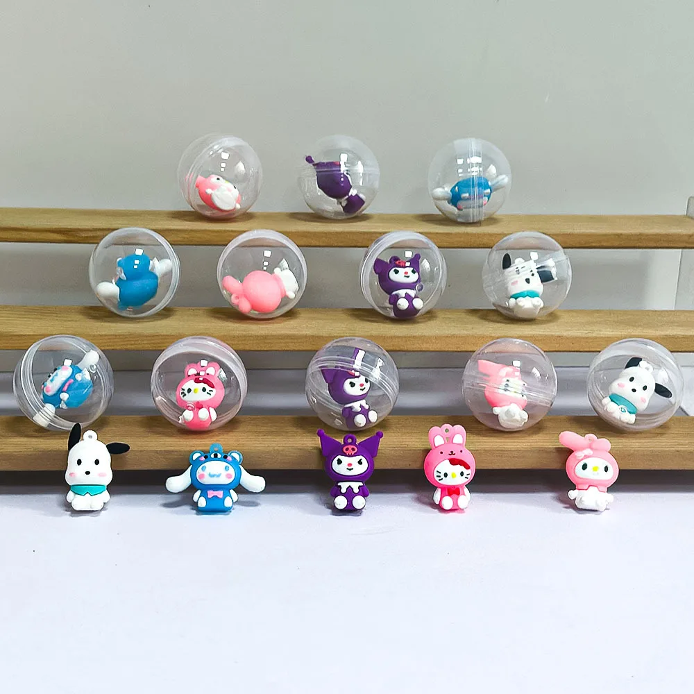 

10pcs Mini Kitty Kuromi Capsule Toys Kindergarten Fun Children Birthday Christmas Gift Carnival Prizes School Classroom Rewards