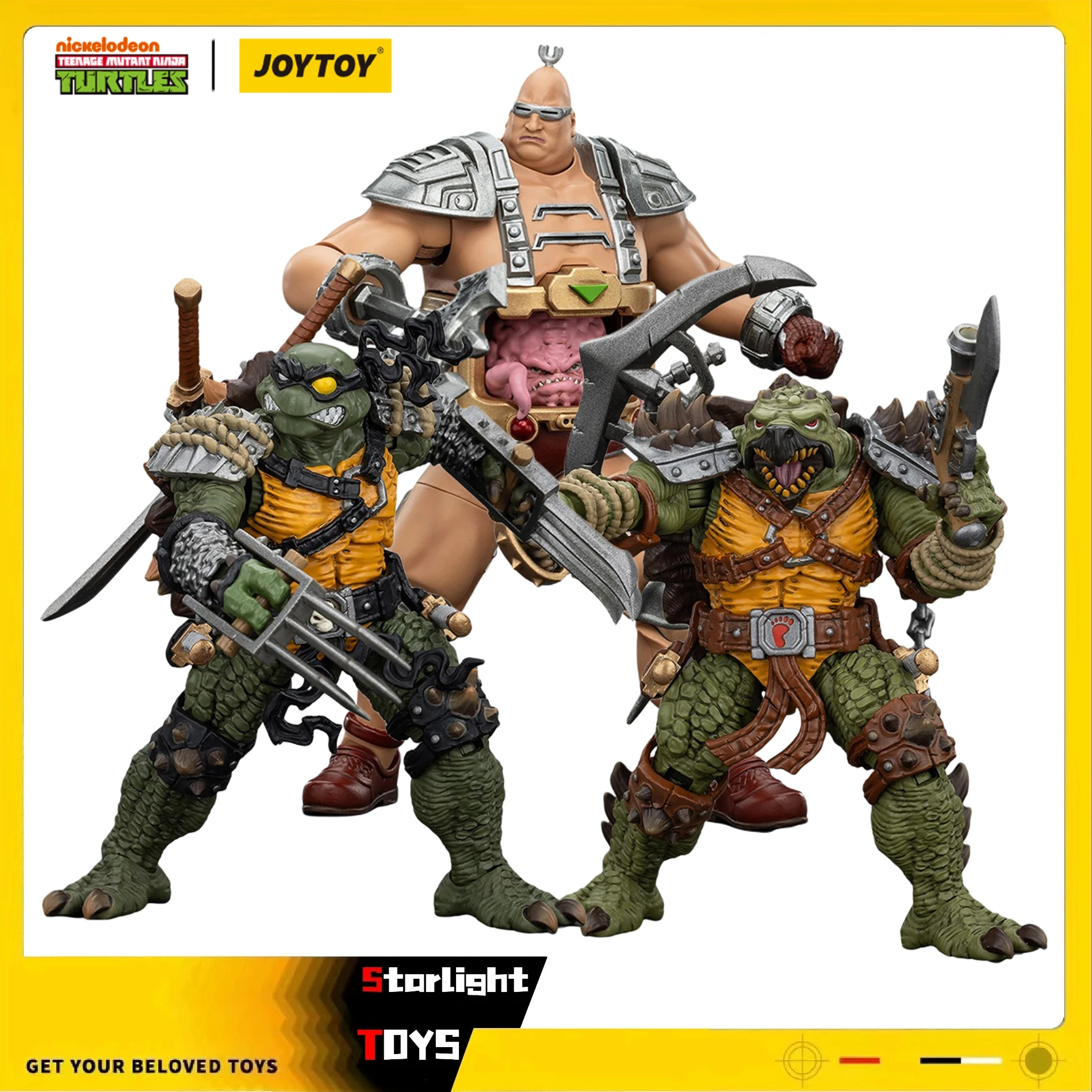 

JOYTOY 1/18 Фигурка TMNT Krang Slash Tokka Модель игрушки Подарки