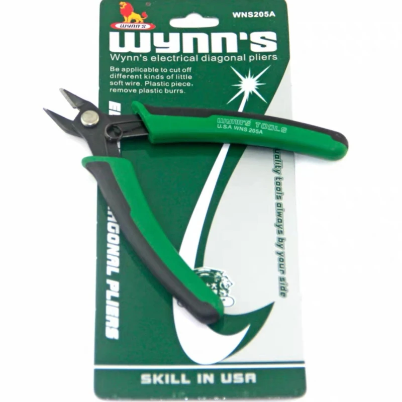 Power Lion 5 Inch 125mm Electronic Diagonal Pliers WNS205A Ideal for DIY Handicrafts and Electronic Water Inlet Cutting