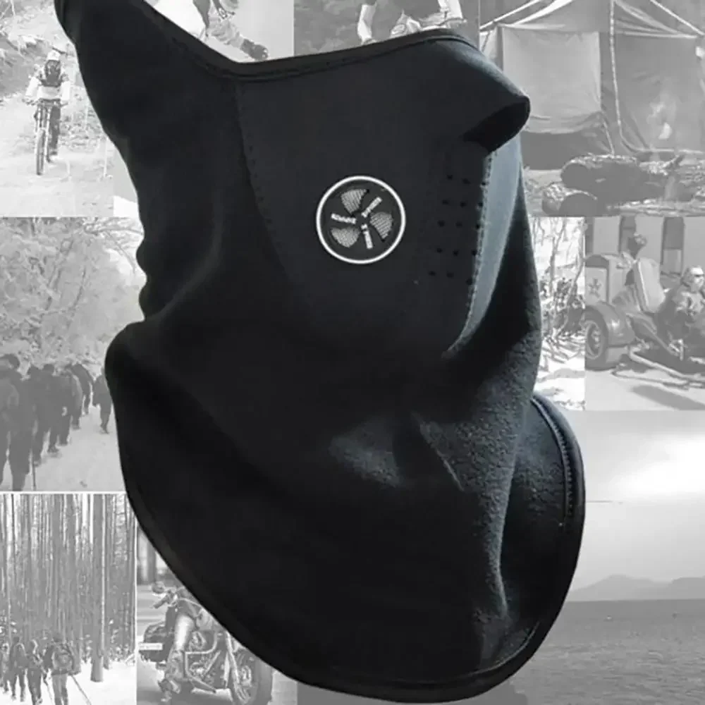 New Warm Fleece Mask Unisex Motorcycle Neck Guard Scarf Warm Snowboard Bike Ski Sports Outdoor Windproof Cycling Accessories