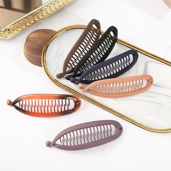 Banana Clip Vertical Clip Hairpin Fashionable Comb Lazy Hair Comb Hair Accessories Broken Hair Clip Hairpin Wholesale