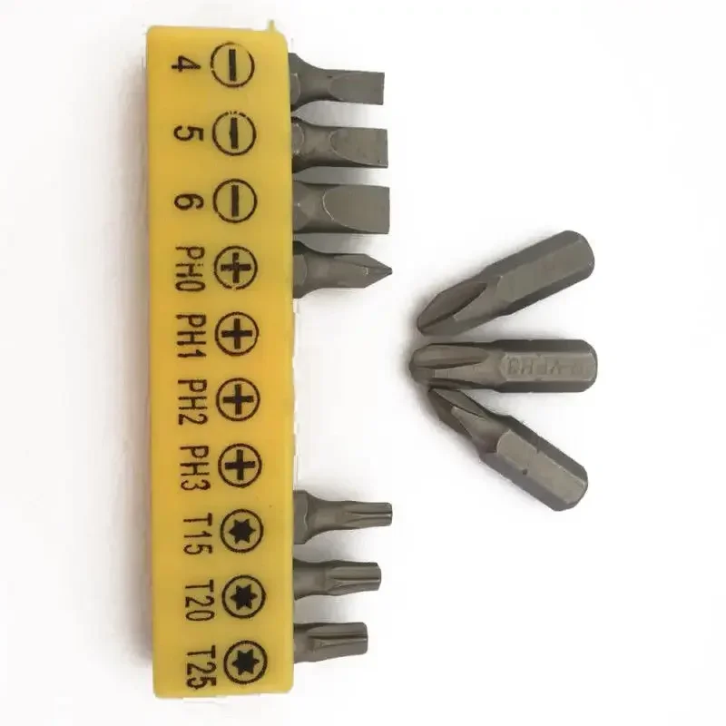 Repairing Tool Wrench 11*4*1cm Black Iron & Plastic Multi Tools Socket Spanner Twin Angled Bits Double Multi Tools