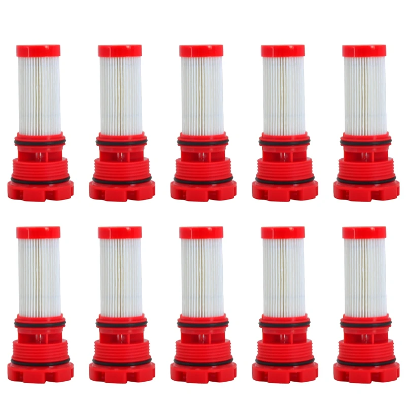 

10X New Red Fuel Filter Fit For FORD Mercury Optimax/Verado Engines 8M0020349 884380T