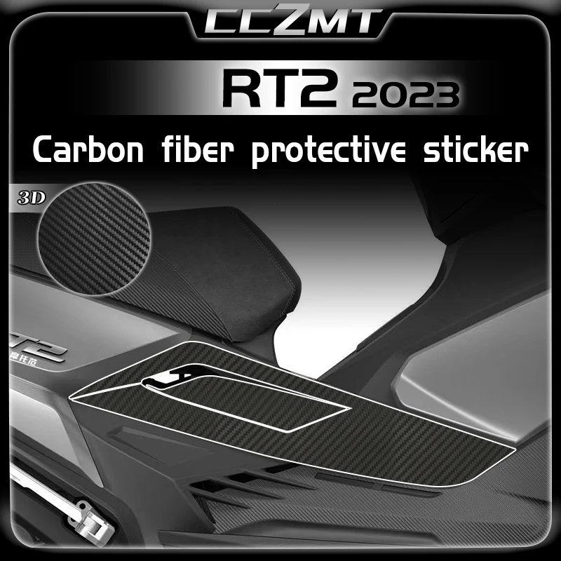 

For CYCLONE RT2 2023 3D carbon fiber body stickers mailbox protection stickers waterproof film modification accessories