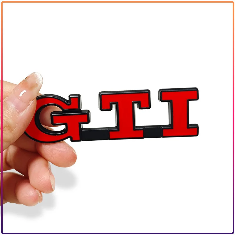 3D Metal Front Grille Badge Car Emblem Accessories For VW GTI Golf 7 MK7 Tiguan MK2 for Seat Ateca Leon FR Ibiza Skoda Octavia