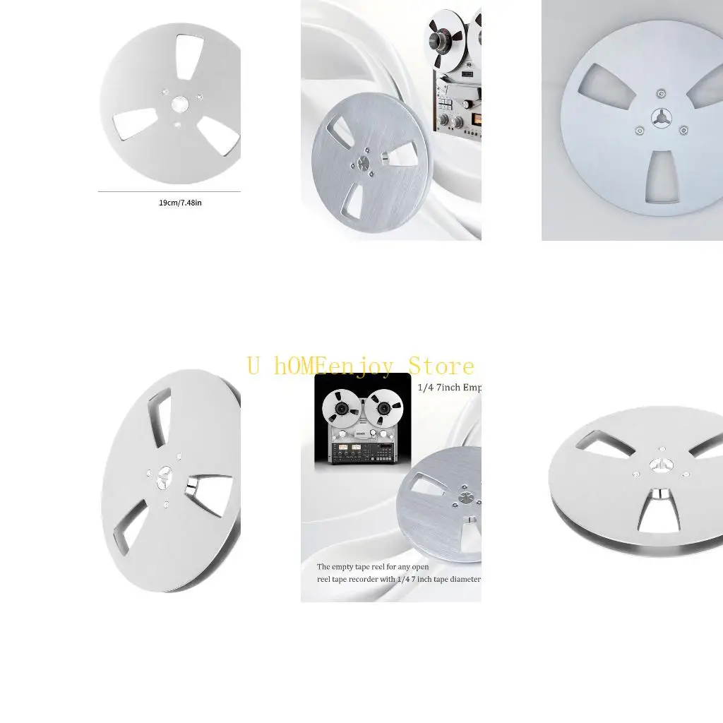 

Запасная часть алюминиевых катушек B0KF Studio 1/4 дюйма, оптимизированная для снижения шума при записи аналогов