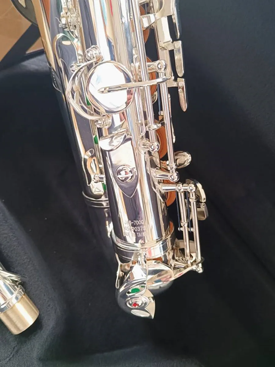 Fast shipping  silvering Alto Saxophone E-Flat High Quality  JAS 700Q Eb Sax Music Instruments With Case 2026