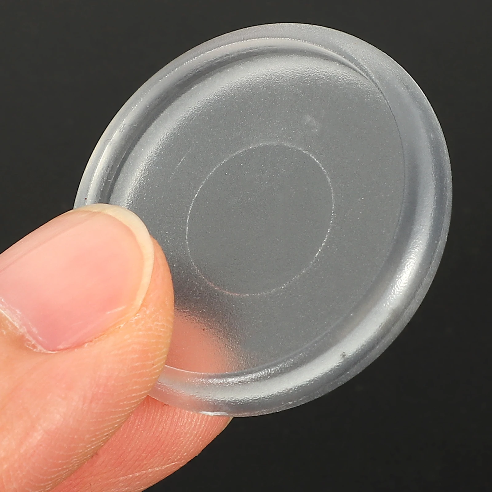 55 Pcs Loose Leaf Disc Notebooks Binding Discs Binder Transparent System Plastic Discbound Abs for Buckles Kit