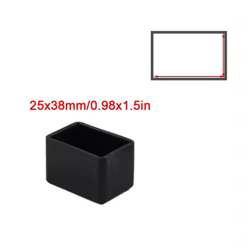 Square Silicone Chair Leg Caps Non-slips Table Foot Dust Cover Socks Floor Protector Pads Pipe Plugs Furniture Leveling Feet - Image 8