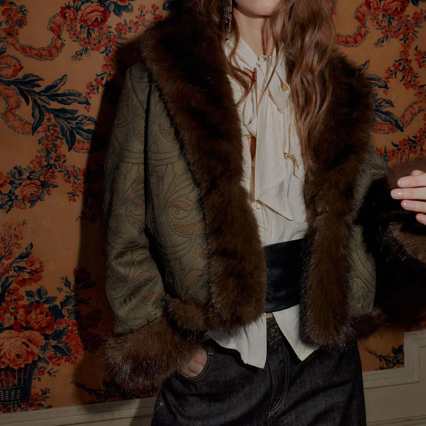 Z femmes brodé Double face ort manteau 2025 nouveau Faion Simple Sle vêtements d'extérieur dames Stand Fit Long Sve