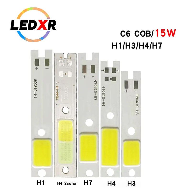 LED car headlight C6 H7 H4 far and near one 2016 lamp beads 1860 LED3570 double-sided copper substrate LED car light source