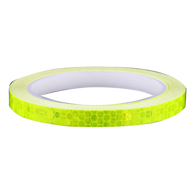 1cm*8m Bike Stickers Reflective Tape Fluorescent MTB Bike Bicycle Strips Cycling MTB Tapes for Bicycle Helmet Motorcycle Scooter