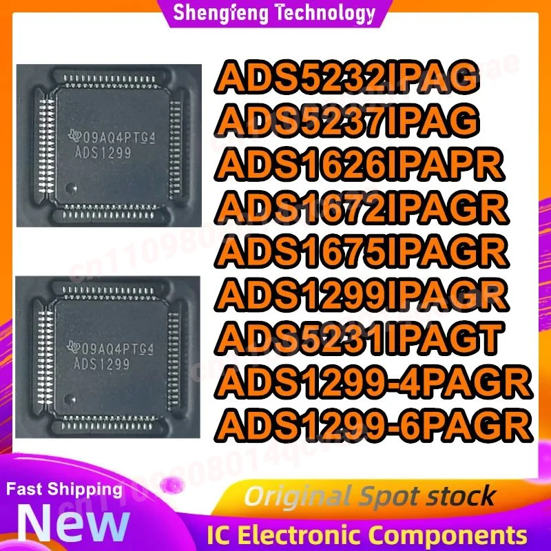 

ADS5232IPAG ADS5237IPAG ADS1626IPAPR ADS1672IPAGR ADS1675IPAGR ADS1299IPAGR ADS5231IPAGT ADS1299-4PAGR ADS1299-6PAGR HTQFP IC