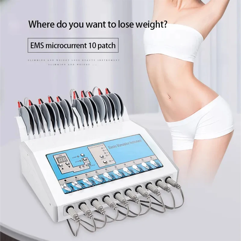 EMS Body Slim Device Electro Stimulation Fat Loss Body Shape Machine Electrotherapy Cellulite Reduction