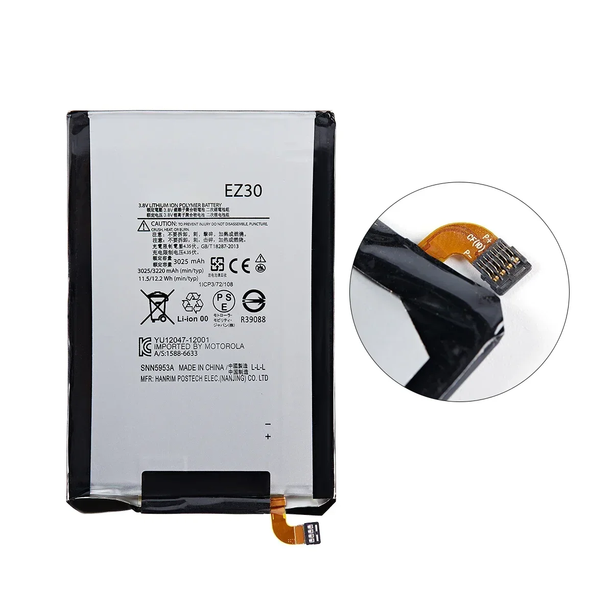 100% Original EZ30 3220mAh Battery For Motorola Moto XT1100 XT1103 XT1115/GOOGLE Nexus 6  Mobile phone Batteries