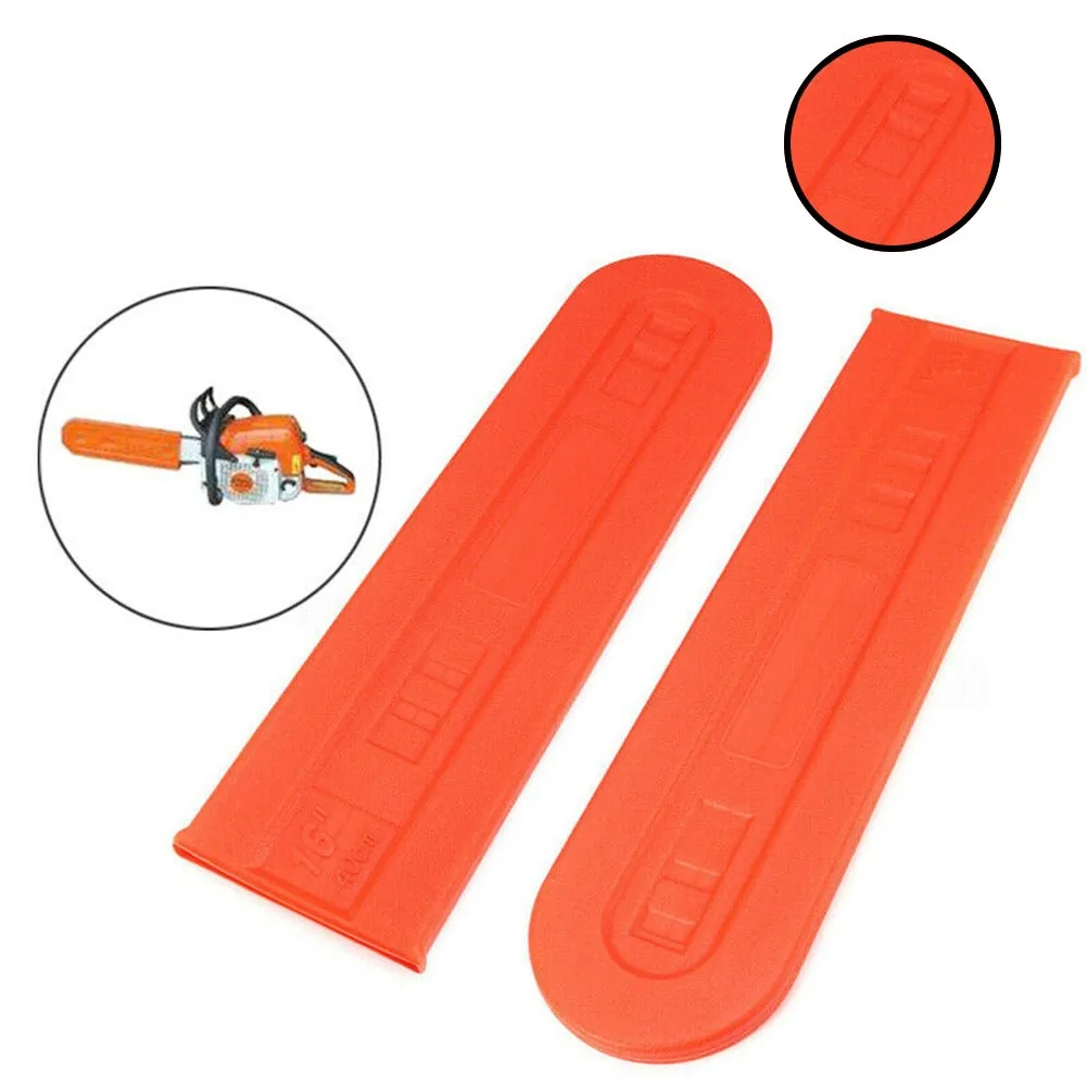 Protective Chainsaw Bar Cover Guard for 16 Inch Saws Prevents Accidental Damage and Rust Plastic Scabbard Accessory