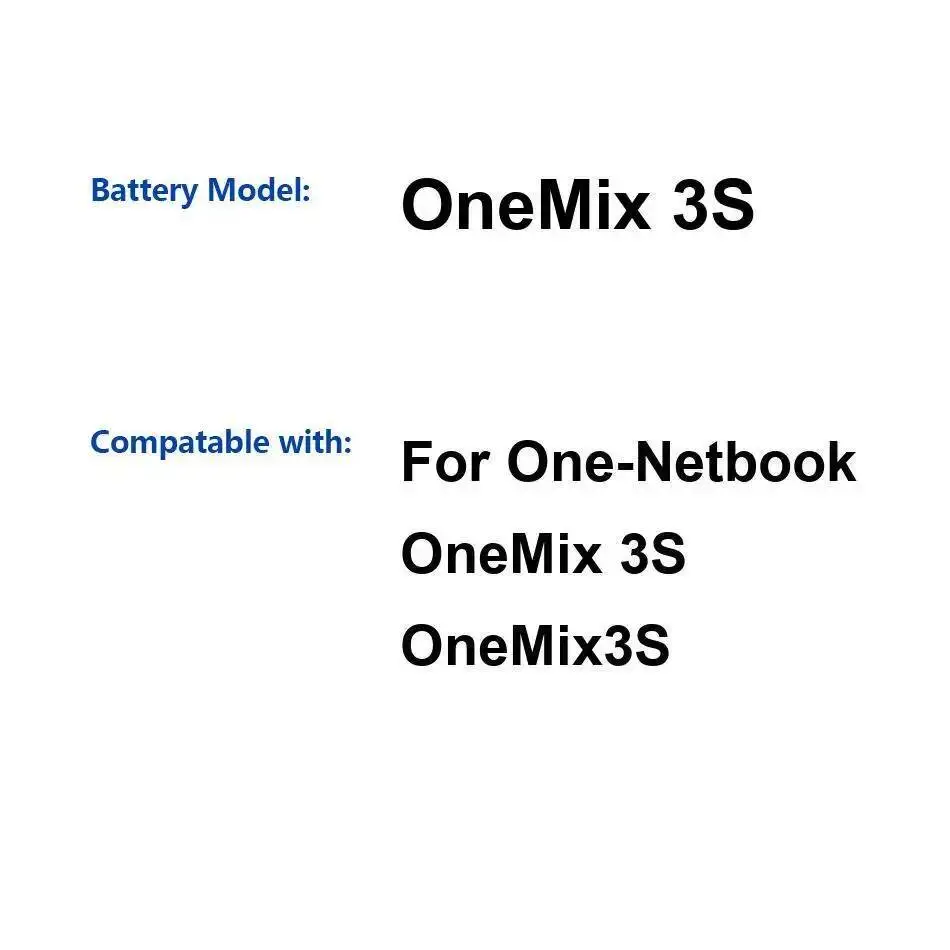 

Battery Long Lasting H-687292P 3PRO 6800-8600Mah For One-Netbook Onemix 2S 3S 1 2 356585 3 Pro