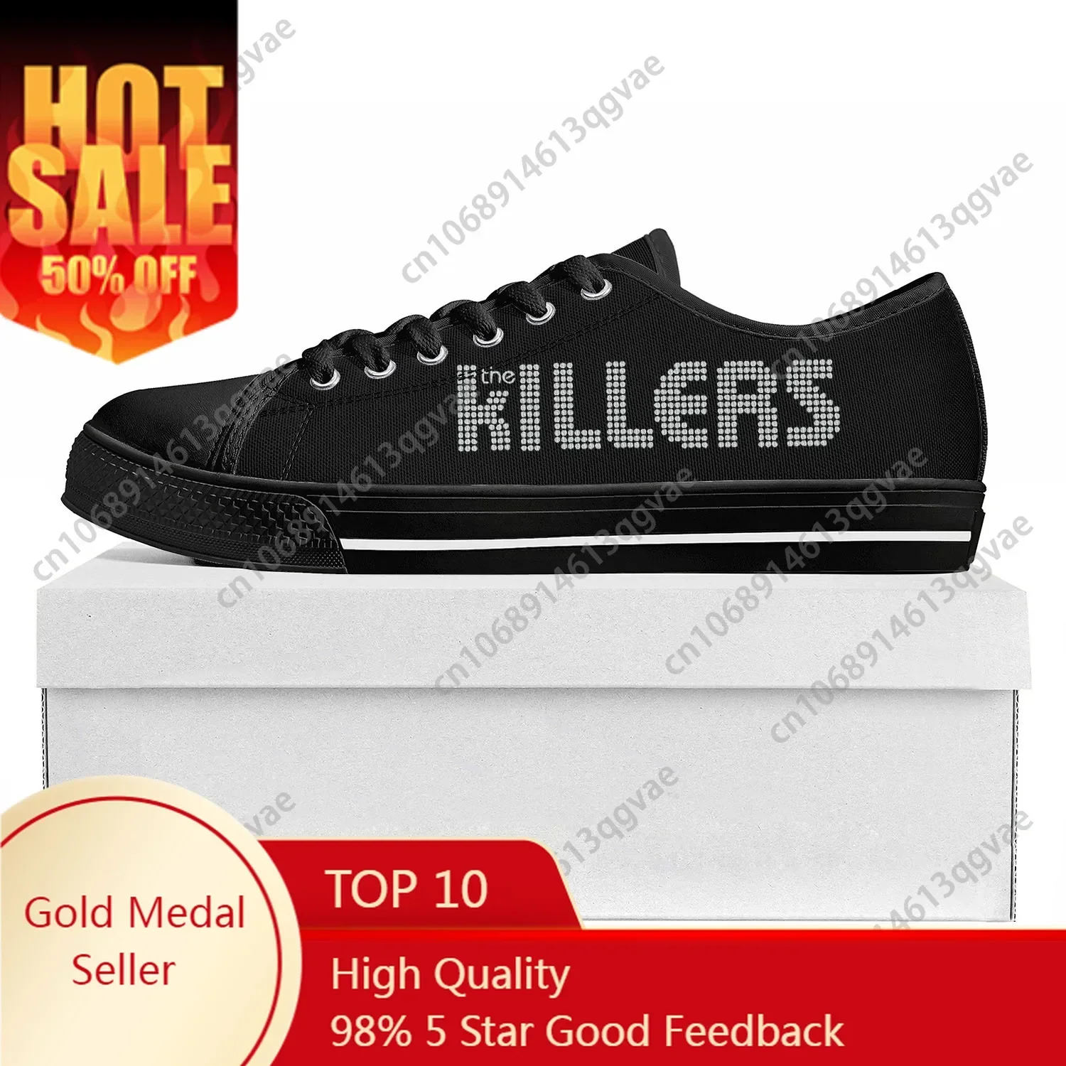 

The Killers Band Mr. Brightside Low Top Sneakers Womens Mens Teenager High Quality Shoes Tailor-Made Canvas Sneaker Couple Shoe