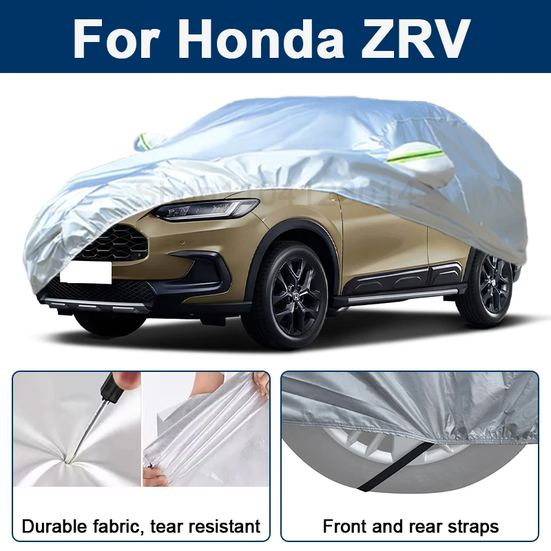 

Outdoor Full Car Cover For Honda ZRV with Reflective Strips Waterproof Snowproof Dustproof UV Protection Auto Accessories