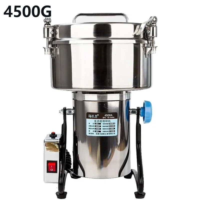 DIVEDEER 220V Graan Spice Koffiemolen 150/2500/4500G Huishoudelijke Universele Granen Grinder Medicinale Materiaal crusher
