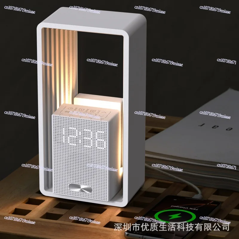 Simulated sunrise wake-up alarm clock sleep audio night light high value bedside small desk