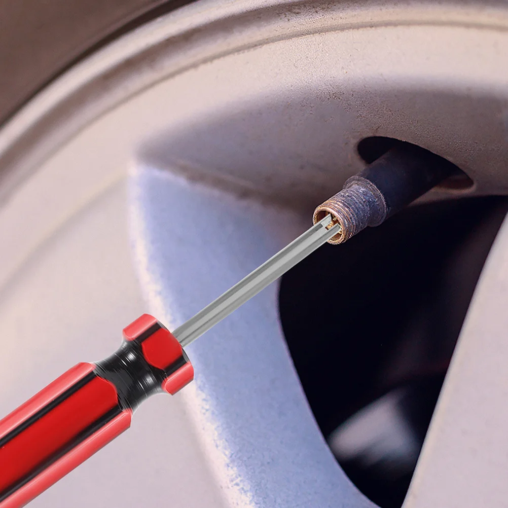 

6pcs Valve Stem Core Removal Tool For Car Tire Disassembling Auto Body Repair Tools Tire Valve Maintenance Equipment