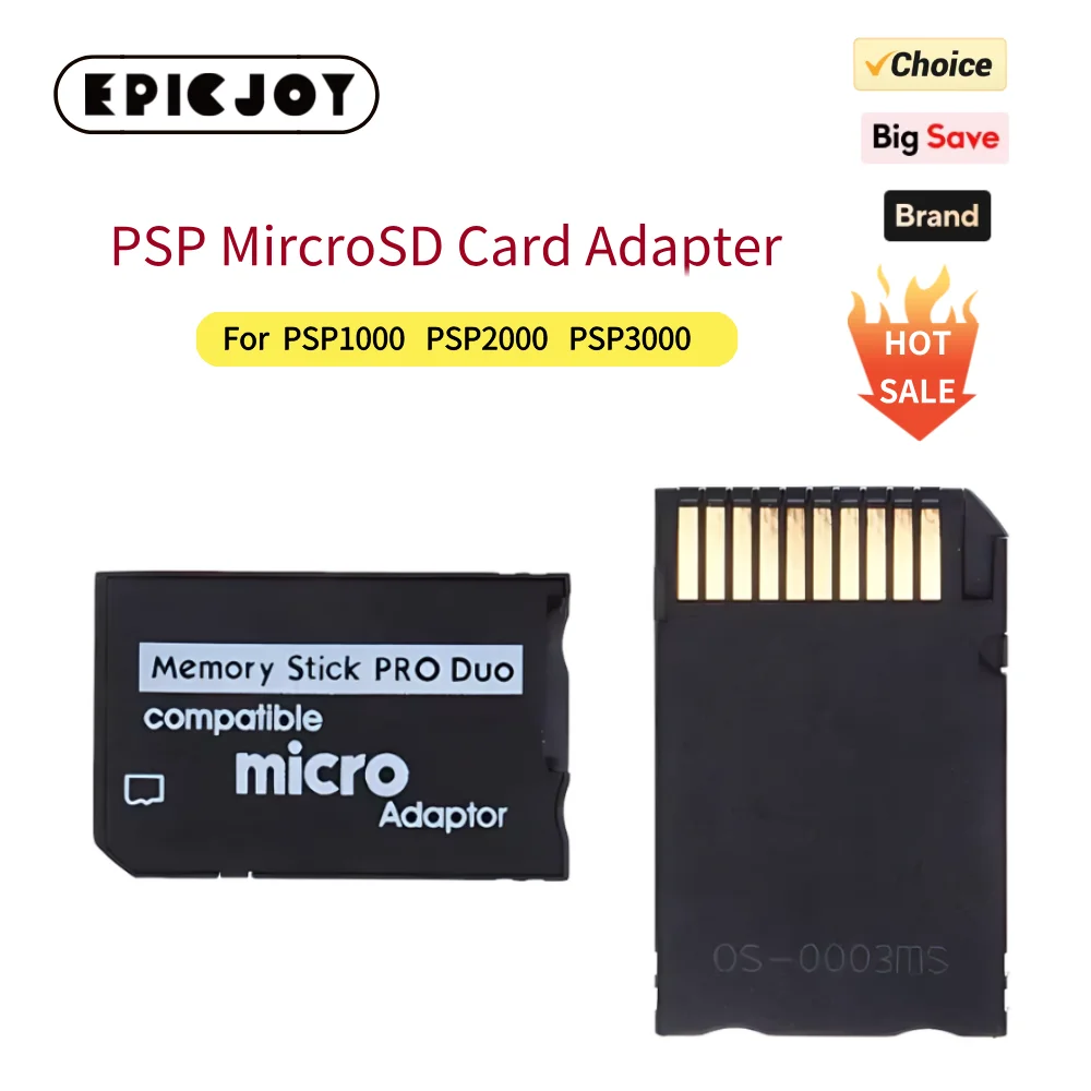 Memory Stick Pro Duo Card Compatible MicroSD TF Adapter For PSP1000 PSP2000 PSP3000