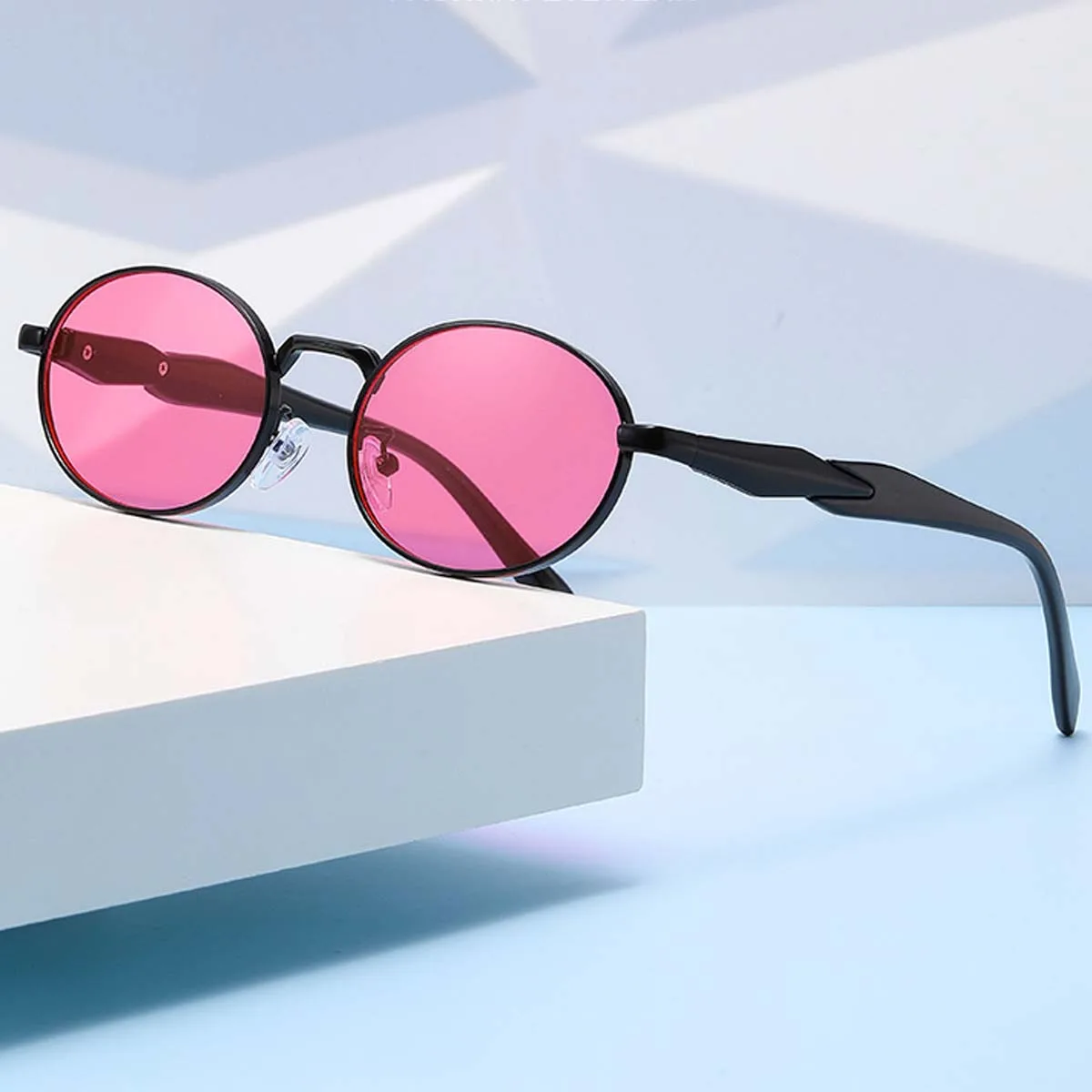 Oval Metal Sunglasses fot Women Luxury Brand Design Round Frame Sun Glasses Men Retro Shades Unisex Eyewear UV400 Goggle
