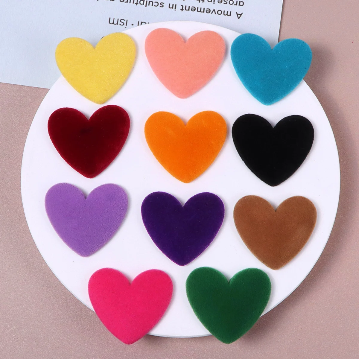 Phone Accessories Clipart - WFFNNKC 10 pièces flocage grand coeur