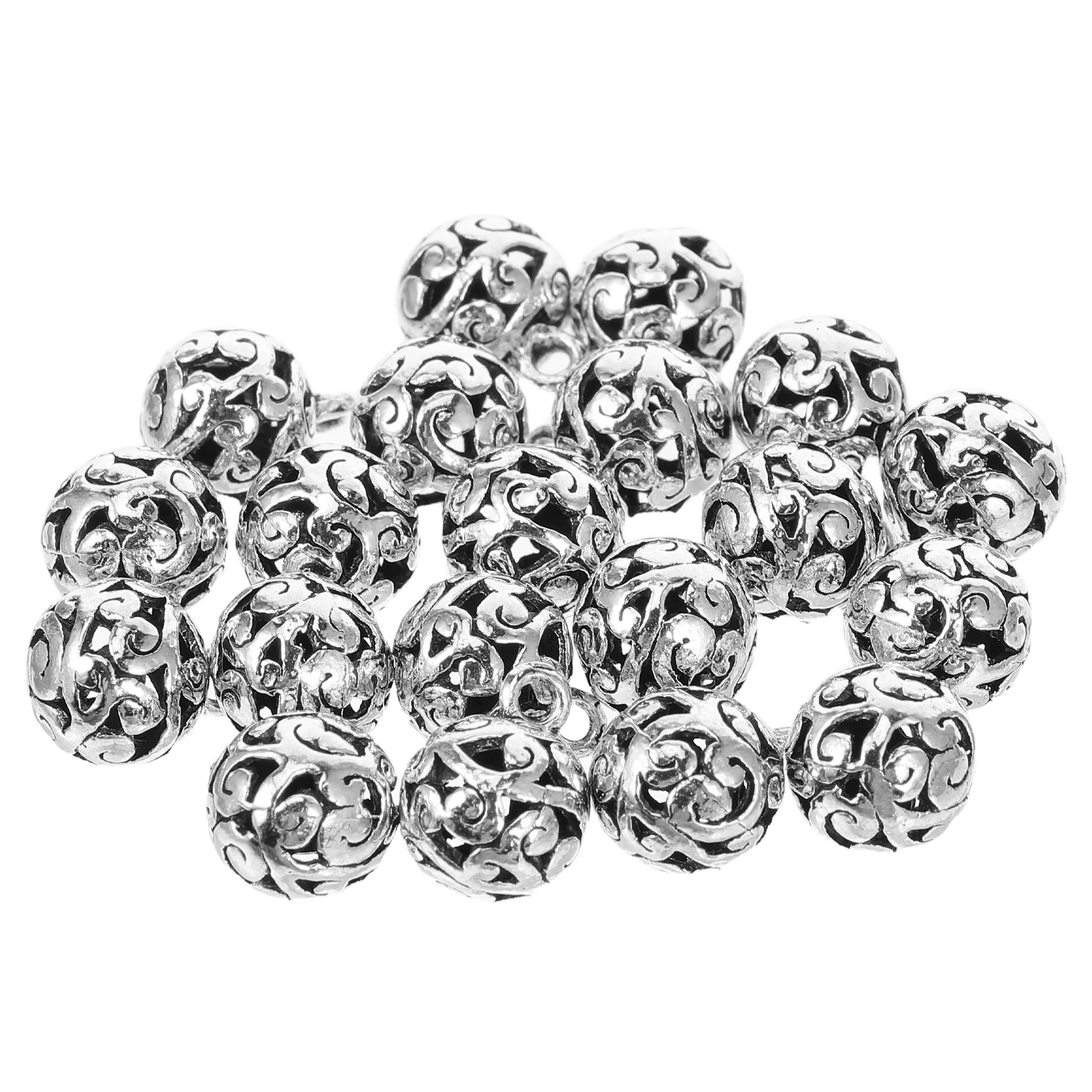 

Vintage Alloy Hollow Ball Pendant Charm Diy Jewelry Making Accessories Decorative Ornament For Home Wedding Scrapbooking 120