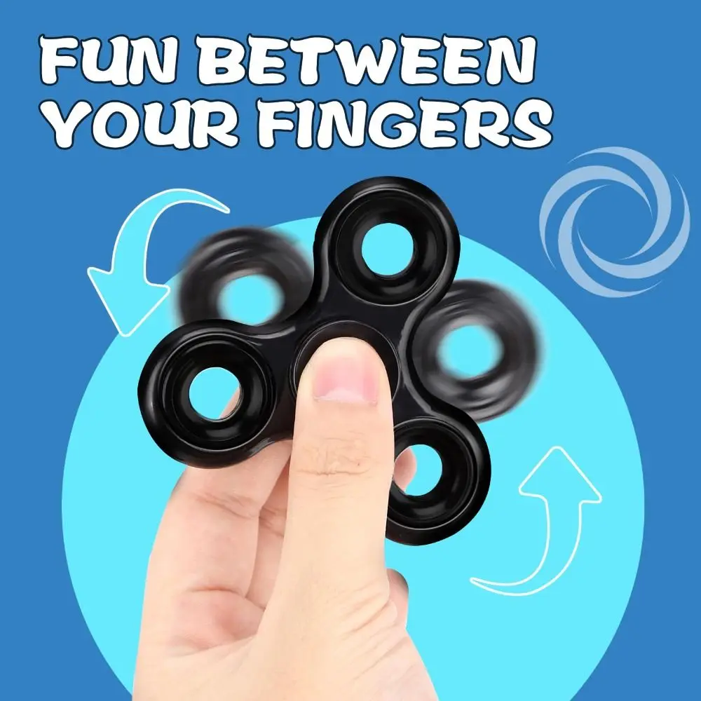 6 sztuk/zestaw fajne pierścienie magnetyczne Fidget Toy ulga w lękach gadżety biurowe Fidget Spinner prezent ADHD autyzm zabawki dorośli nastolatki