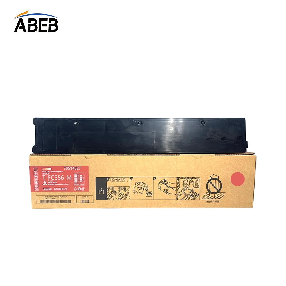 

1 шт. T-FC556C тонер-картридж для Toshiba e-Studio 5506AC 6506AC 7506AC Высококачественный совместимый цветной тонер