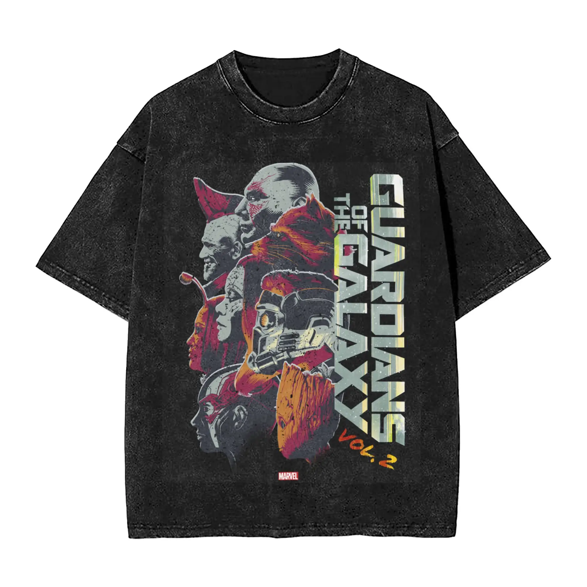 

Guardians of the Galaxy Vol 2 Profiles.png Washed T Shirts Streetwear Hip Hop Vintage T-Shirt Tees Men Women Cotton Harajuku