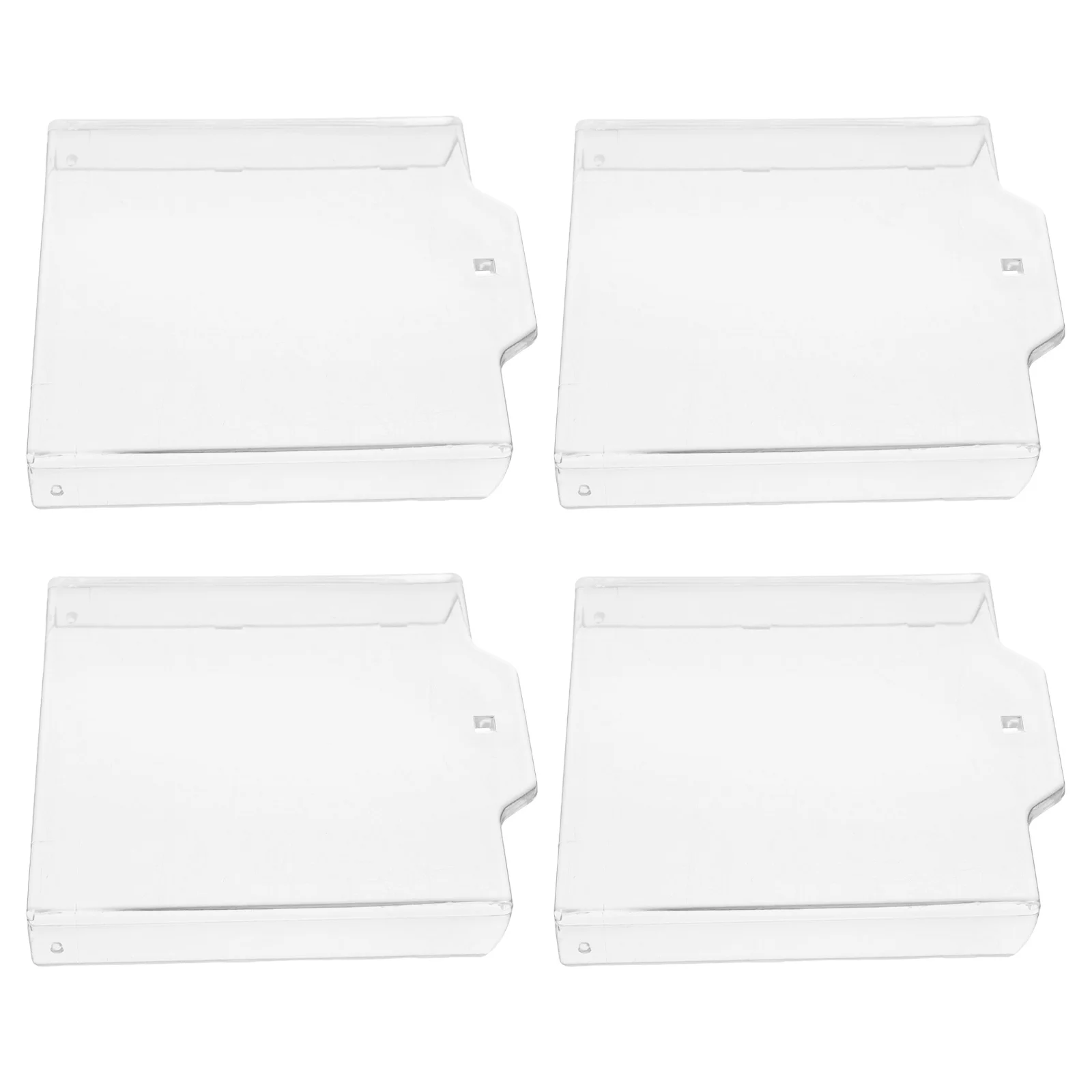 4Pcs Fire Safety Transparent Button Protector Emergency Switch Cover Prevent Accidental Activation Suitable Commercial