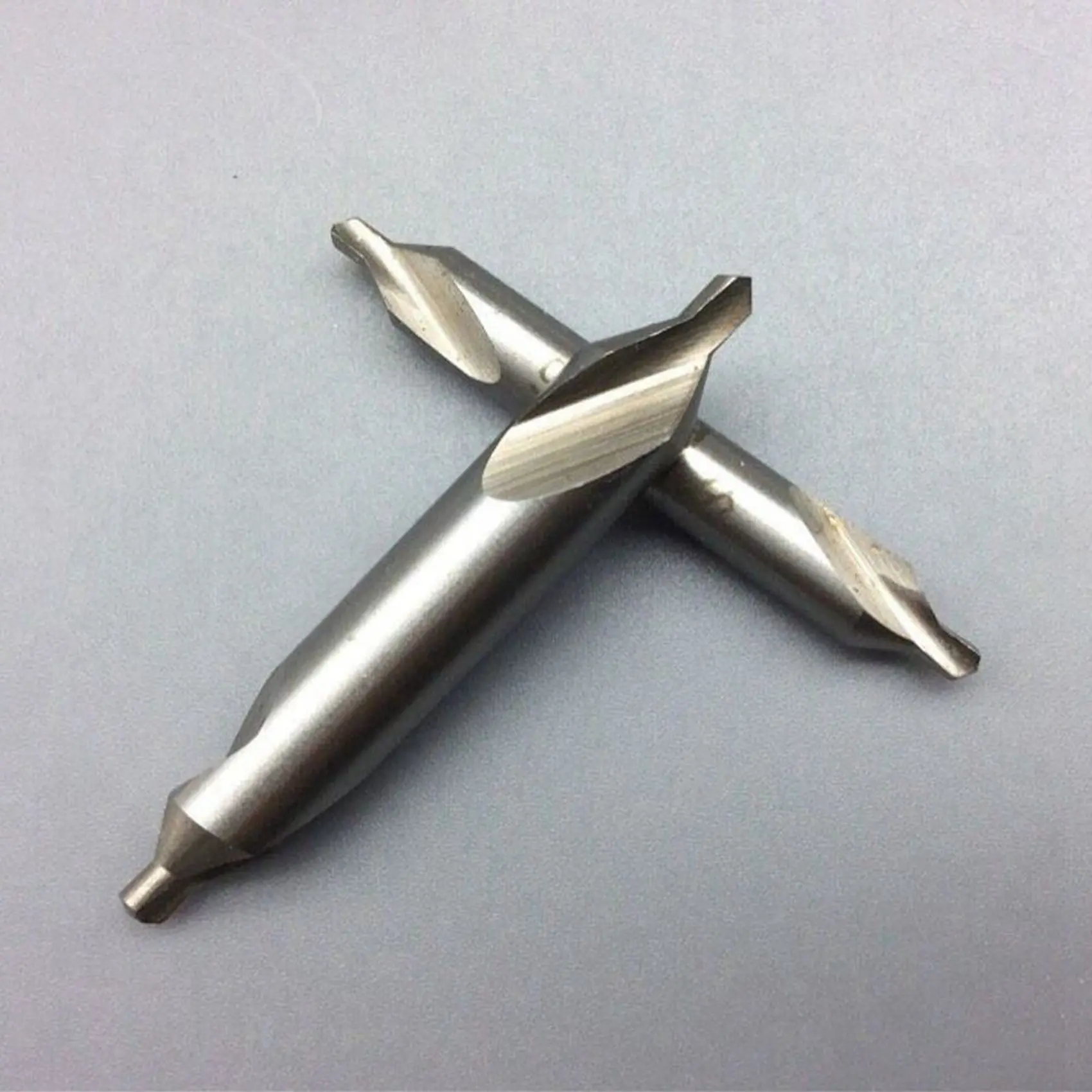 

【ELECTRONIC-ACCESSORIES】12 PCS HSS Combined Center Drills Bit Set Countersink 60 Degree Angle 5/3/2.5/2/1.5/1 Mm