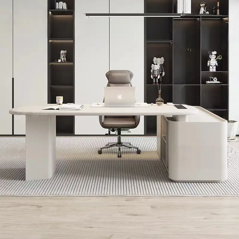 

Nordic Design Office Desk Display Aesthetic Reception Standing Office Desk Drawer Modern Escritorio Oficina Commercial Furniture