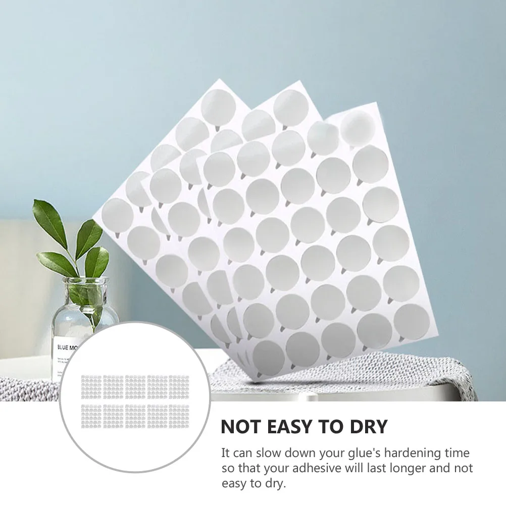 

20 Sheets Eyelash Glue Sticker Eyelashes Extension Tape Strip Adhesive Pads Washer Aluminum Paper
