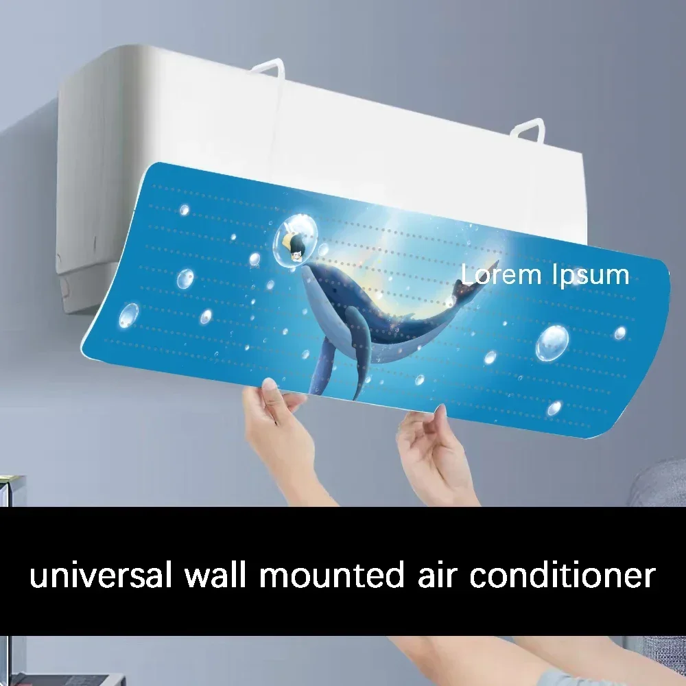 Hanging Air Conditioning Windshield Free Installation Multi-angle Adjustment Anti-direct Blowing Air Deflector Household