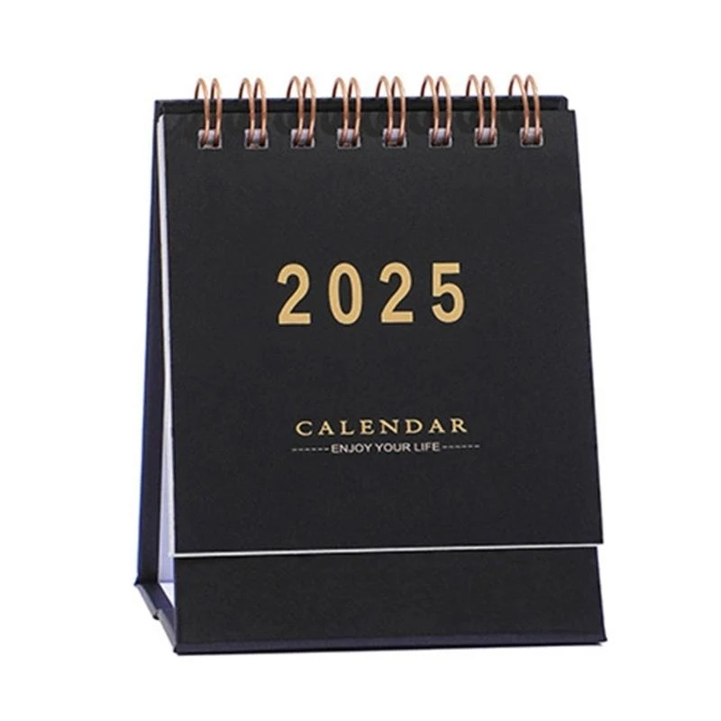 

Desk Calendar Twin-Coil Binding Runs from July 2024 to December 2025 Twin-Coil Binding Calender 3x2.36x4.72in