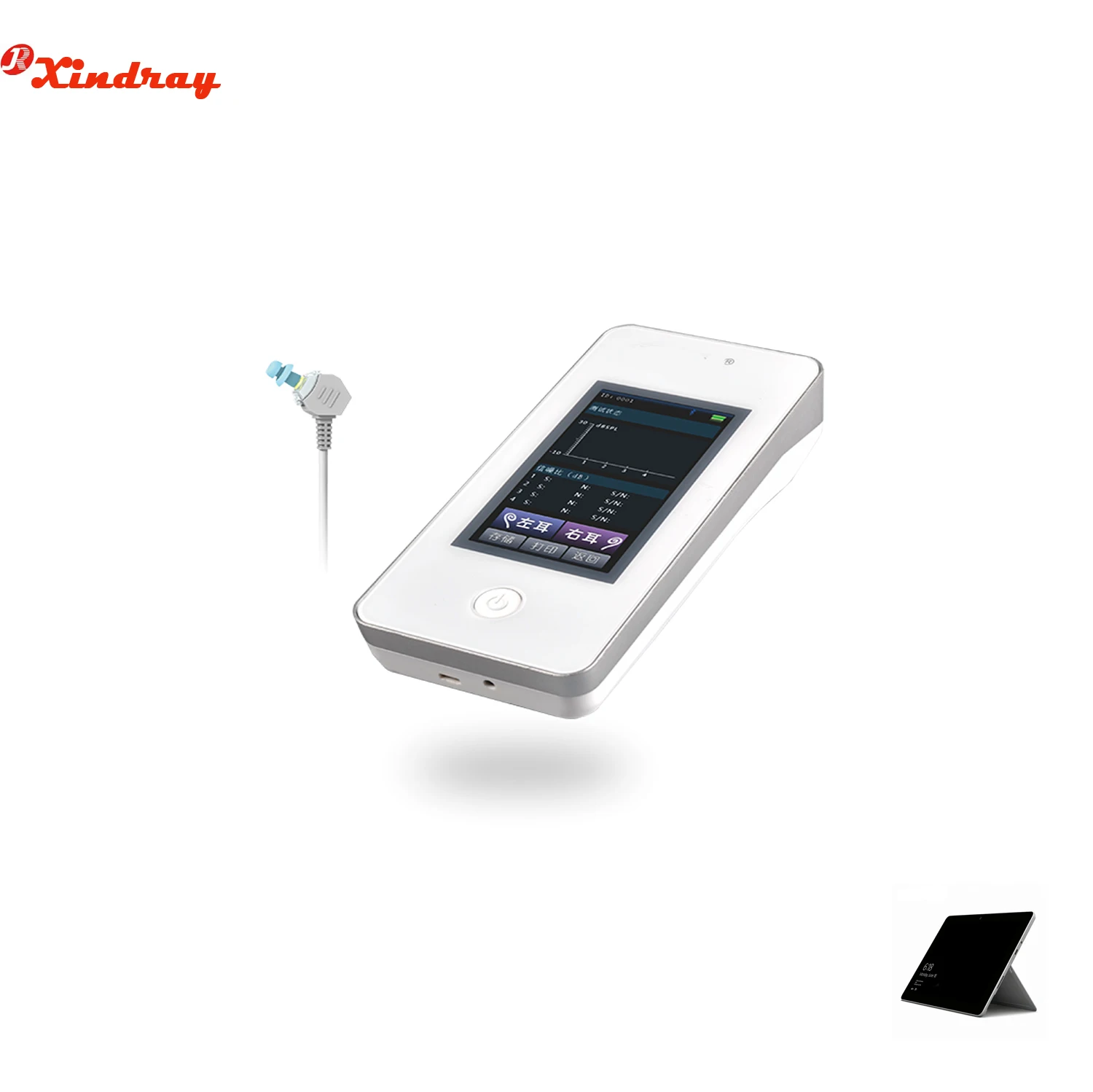 China Ear hearing device Otoacoustic emission detector Portable Hearing Screener Test Audiometry equipment For Newborn