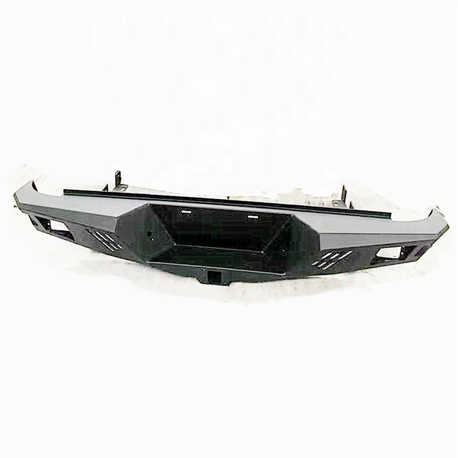 Rear Bull Bar Guard, for Ford Ranger T9 Pickup, 4x4 Heavy Duty Steel Rear Bumper, with Towing Receiver, Outback Safari Armor