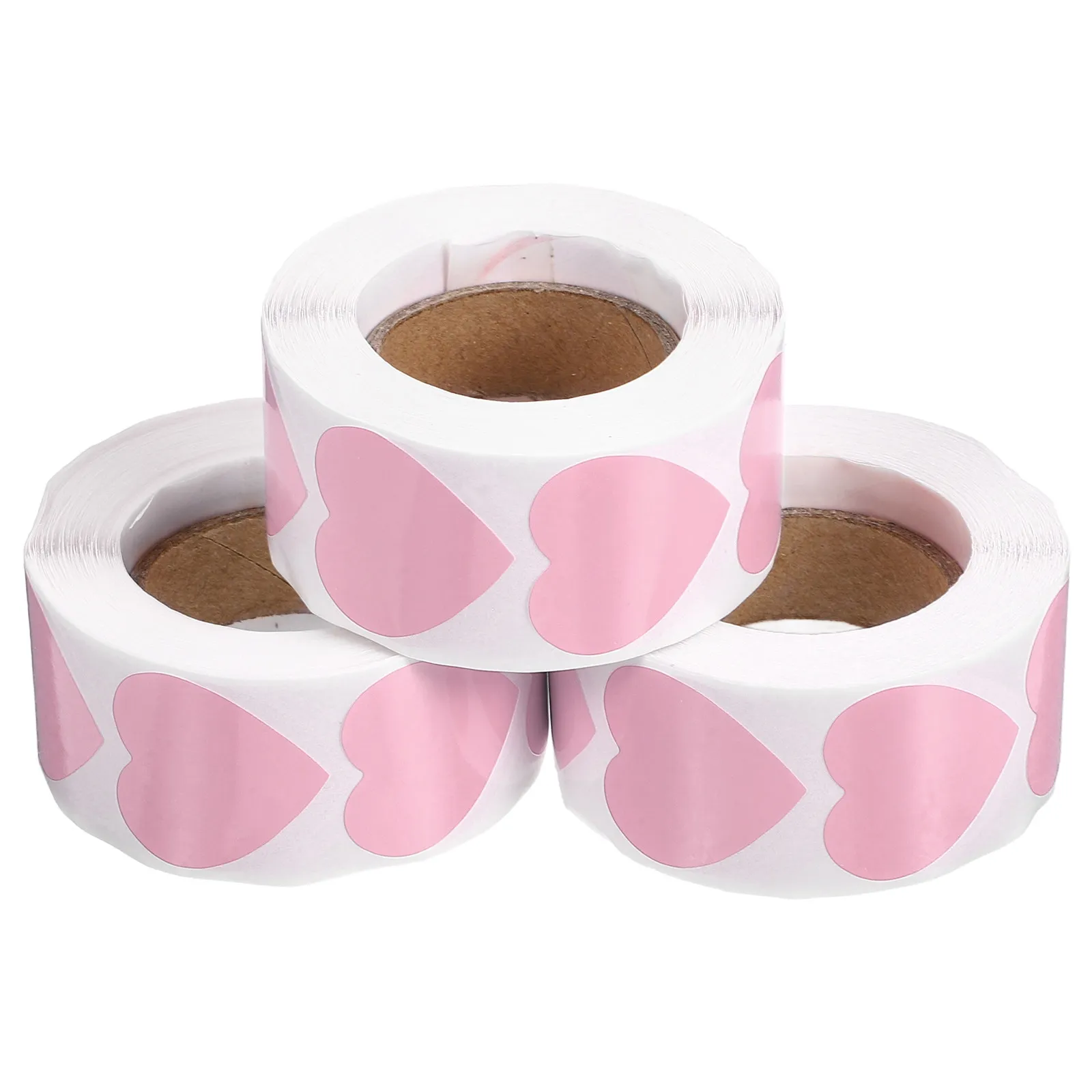 

3 рулона наклеек-пломб в форме сердца, декоративные этикетки для скрапбукинга, открыток, свадебных сувениров, подарочных пакетов на день рождения