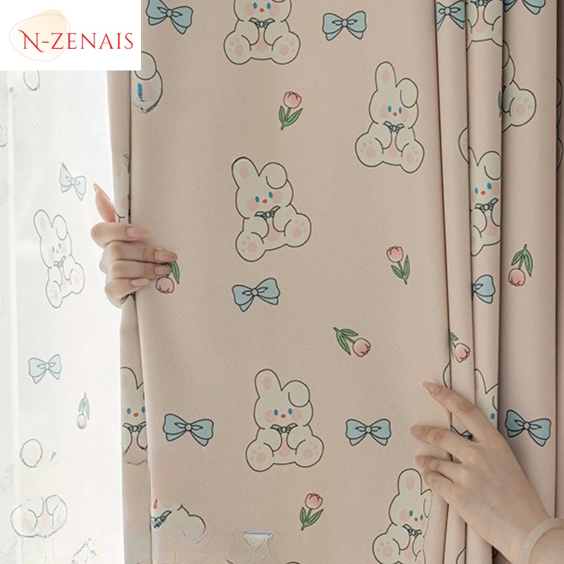 

Custom Size！！Modern Children's Fun Boys Girls Full Sunshade Printing Thick Curtains for Living Dining Room Bedroom Decor Window