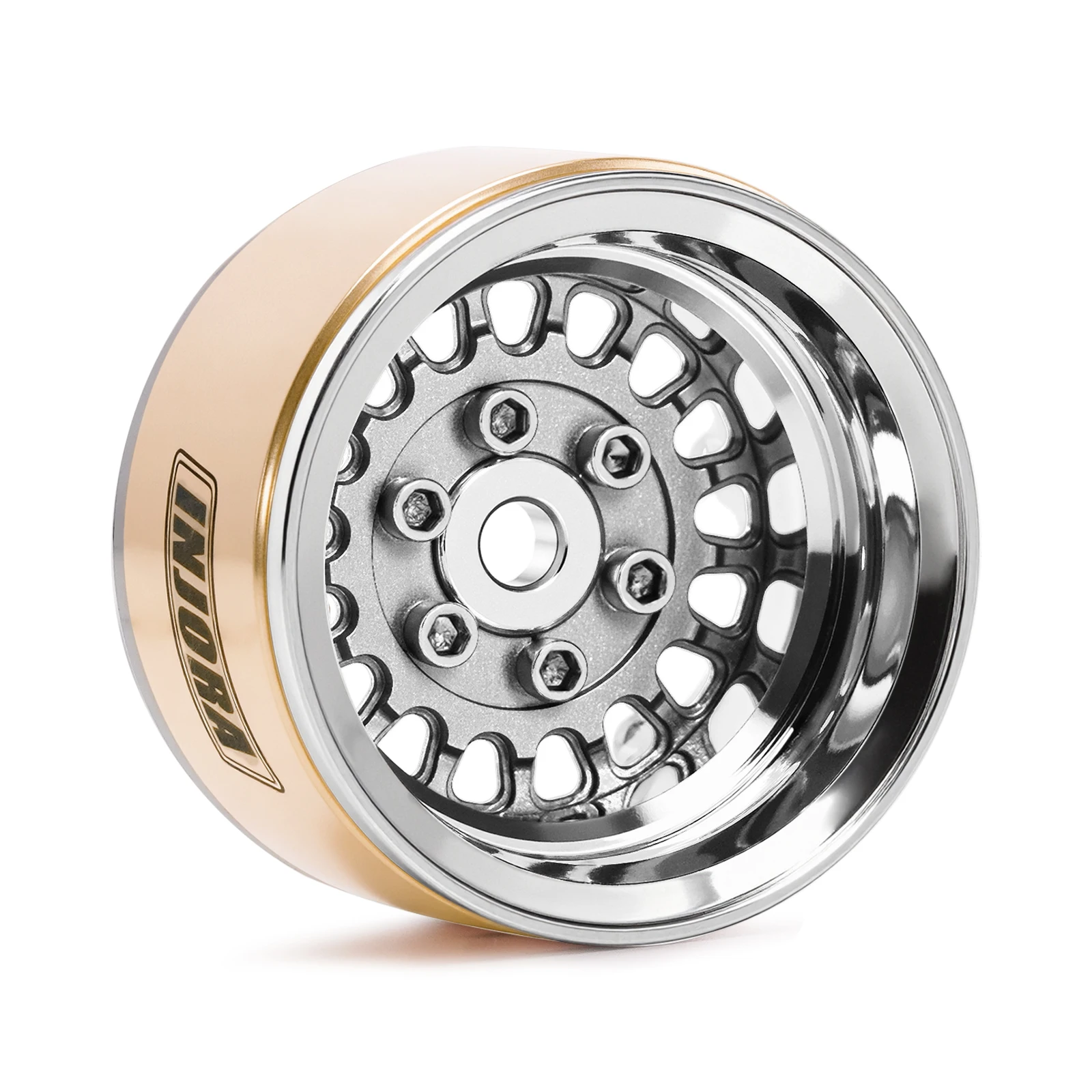 

ModuWheel 1.0" Brass & Aluminum Beadlock Wheels for 1/18 1/24 RC Crawlers