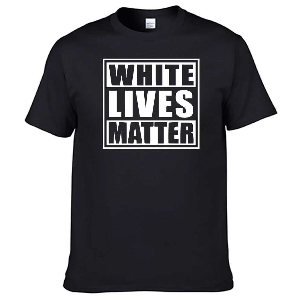 White Lives Mater T Shirt 100% Cotton Men T-Shirt Top Sales