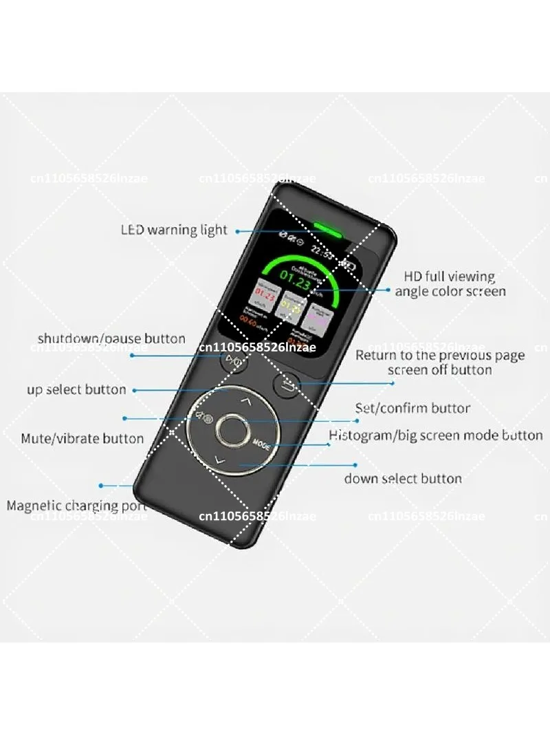 Waterproof Geiger Counter GM02 Personal Radiation Detector Dosimeter X Gamma Beta