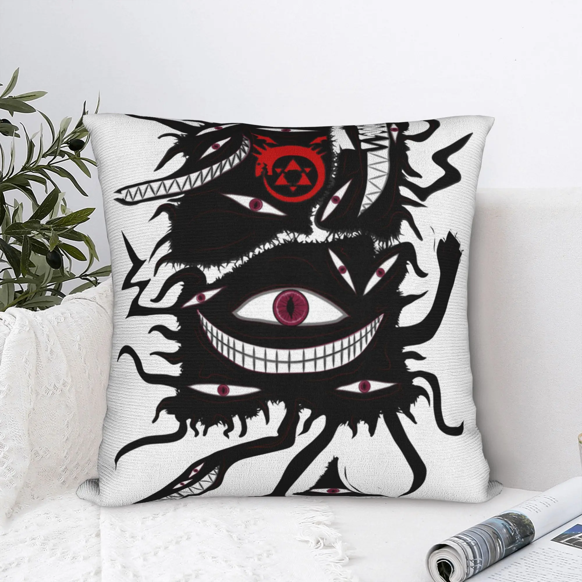 Anime Fullmetal Alchemist Pridefull Pillowcase Soft Fabric Cushion Cover Decorations  Throw Pillow Case Cover Home Square 40X40